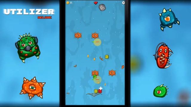 Utilizer Deluxe - mobile arcade scroll-shooter game mixed with a match-3 genre! Work In Progress смотреть онлайн
