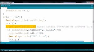 Turnng on 2 LEDs using Arduino UNO and Ethernet Shield