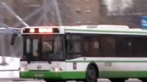 Buses of Moscow / Автобусы Москвы 23.01.2012