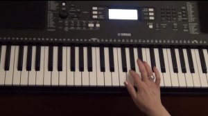 Yamaha PSR E373  (Урок "Путешествие к солнцу")