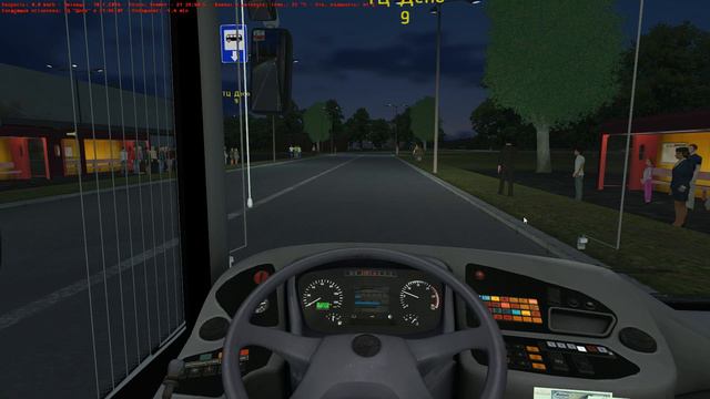 Omsi. Проект "Задай мне маршрут". Омнинск. Маршрут №9. смотреть онлайн