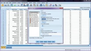 Select random sample of data using 'Select Cases' in SPSS