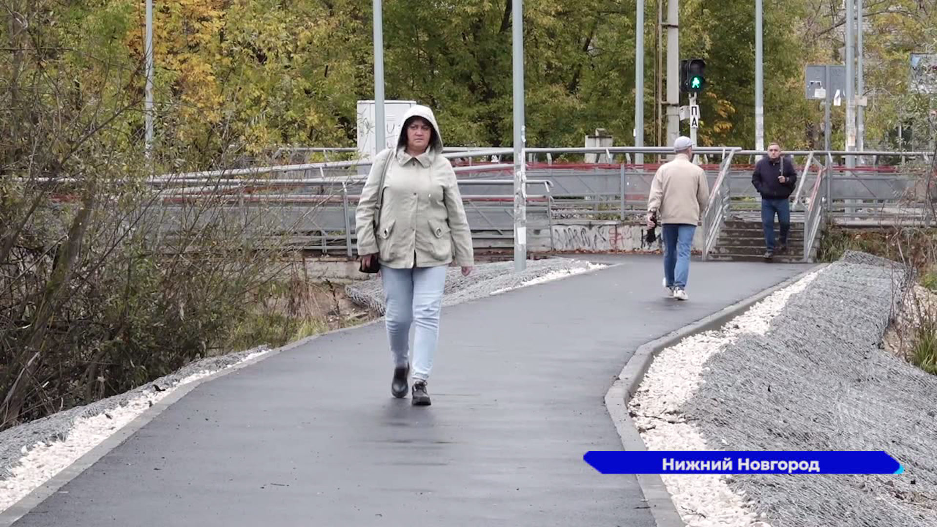 Новую дорогу для пешеходов построили в Московском районе
