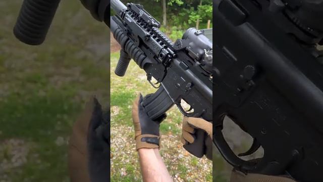 #Colt MK18 #Mod 1 M203 Штурмовая #винтовка #карабин #охота #выстрел #видео #обзор #буллпап #bullpup