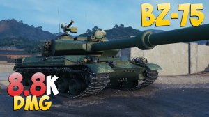 BZ-75 - 3 Kills 8.8K DMG - Ракетный! - Мир Танков