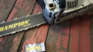 Ремонт масленой пробки бензопилы "Stihl"