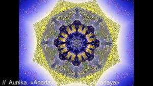 Aunika. Two in one fractal. Sound transforming matter in Space-changing fractal. #relax #relaxation