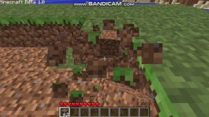 Самая первая версия Minecraft Beta 1.0