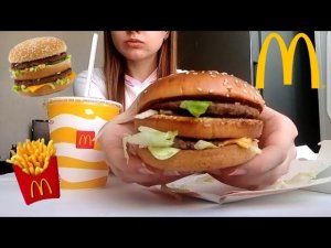 Мукбанг МАКДОНАЛЬДС /mukbang burgers