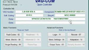 How to change Miles to Kilometers on Speedometer Vag Group