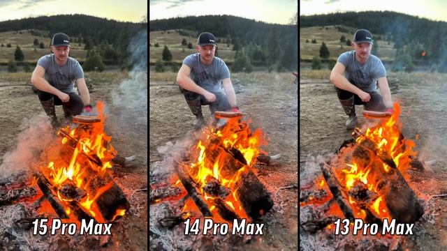 15 Pro Max vs 14 & 13 Pro Max: Blind Camera Test! смотреть онлайн