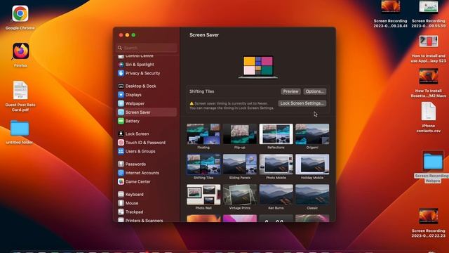 MacOS Ventura: How To Change Screensaver On Mac / MacBook смотреть онлайн