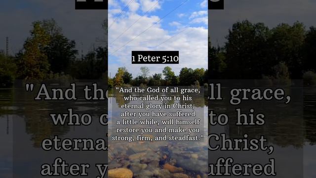 1 Peter 5:10 and God's Abundant Grace.#bibleverse #blessed #quotes #amen #holyspirit #hope #jesus