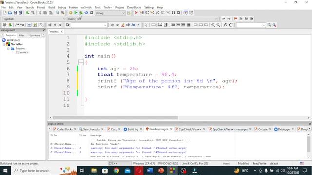 Mastering Variables and Data Types in C Programming - Complete Guide and Examples