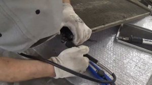 Кузовной ремонт. Пайка пластика радиатора.