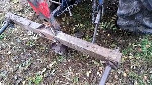 Самодельный погрузчик рулонов-пика.