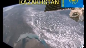 КАЗАХСТАН Озеро Балхаш, и т д вид iz kosmosa MKS 2021