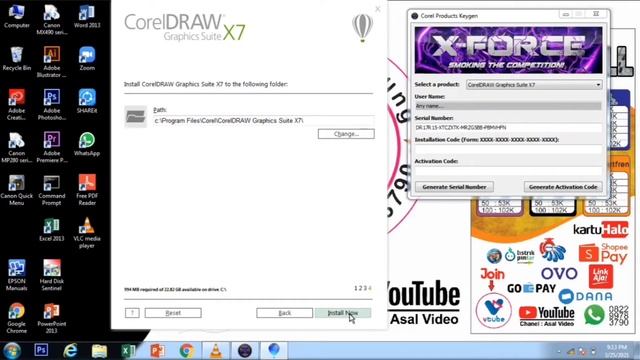 Instal Corel X7 + Keygen Full смотреть онлайн