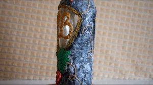 DIY.Декор бутылки своими руками.