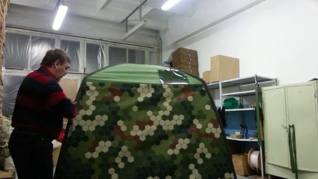 Мобиба МБ-10. Проверка жесткости палатки. смотреть онлайн