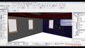 Архикад: как создать двухуровневые потолки и текстуру для стен