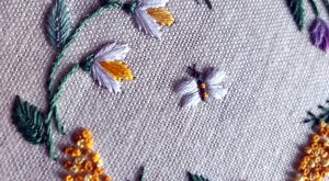 Как легко и быстро вышить пчелку