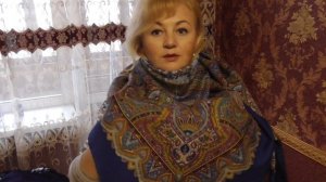 Синие орнаментальные: "Губернаторский"13 Часть1 #павловопосадская#шаль#платок#губернаторский