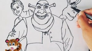 Как нарисовать Шрека | Урок рисования