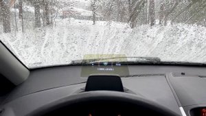 Проекционный дисплей HUDWAY Drive в Opel Corsa D