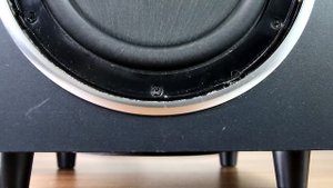 How to remove Logitech Z523 a grill + subwoofer excursion bass test