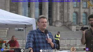 staatenlos.info  03.10.2021 Versammlung unter freiem Himmel - Kundgebung – Reichstag - Teil 2 / 9
