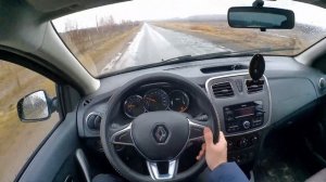 2019 Renault Logan Stepway 82 л с  POV TEST DRIVE