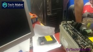Canon Laser Scanner Unit replacement Canon LBP 2900, LBP 3000, Error E100 0000, Tech Maker BD
