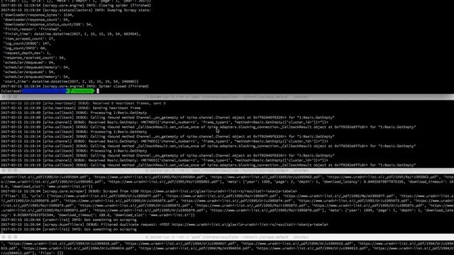 Distributing Scrapy scraping with RabbitMQ смотреть онлайн