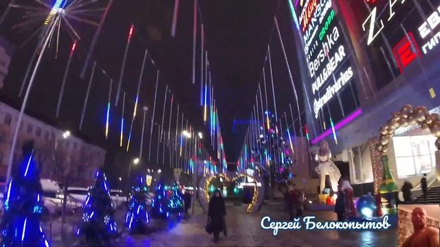 Новогодние Централ Парк и Московская площадь под хиты советского кинематографа.