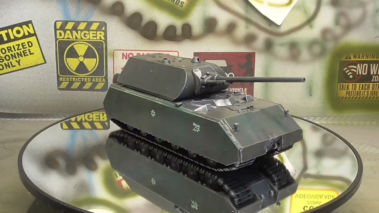 Немецкий сверхтяжёлый танк МАУС, 1/72, Звезда 5073.
