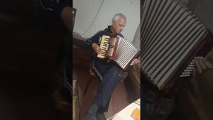 Дядя Коля виртуоз на маленьком аккордеоне
