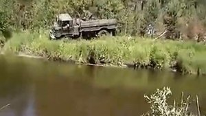 ГАЗ 66 УПАЛ В ОБРЫВ