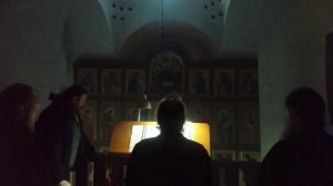 Святогорский Успенский Собор, клирос, шестопсалмие.