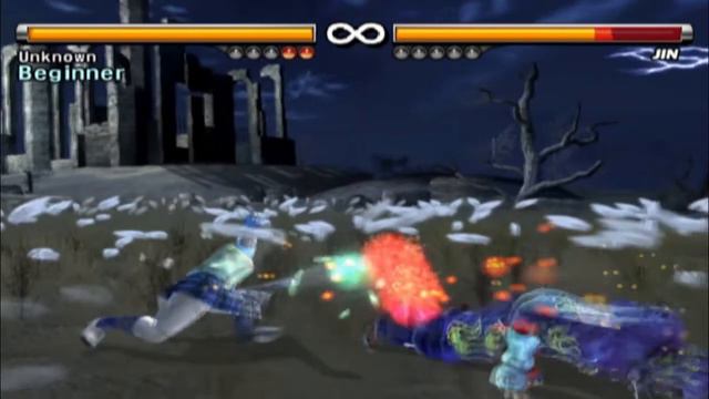 Tekken 5 Asuka in 3rd Outfit humiliate jin 5 rounds Moonlit Wilderness смотреть онлайн