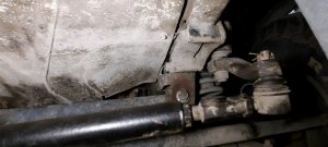 Несимметричный выворот руля на УАЗ Патриот.