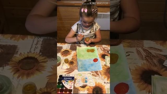 Детский сад на удаленке. Мастер-класс от Анны. Рисование насекомых с помощью картофельного штампа. смотреть онлайн