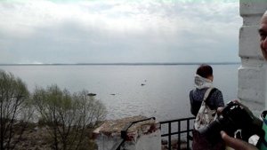 На смотровой площадке Спасо-Яковлевского монастыря в Ростове.