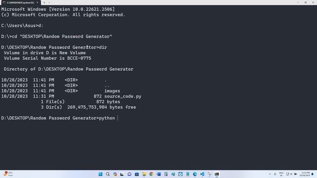 Random Password Generator in Python | CodeClause | Python Internship