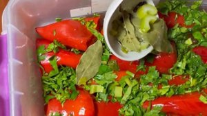 Маринованный болгарский перец на зиму | вкусная заготовка