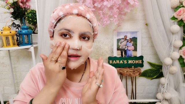 Garnier hyaluronic acid ampoule mask review | RARA | firm & smooth plumpy skin | antiaging sheetmas