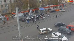 Махач фанатья Факела Воронеж против Арсенала Тула