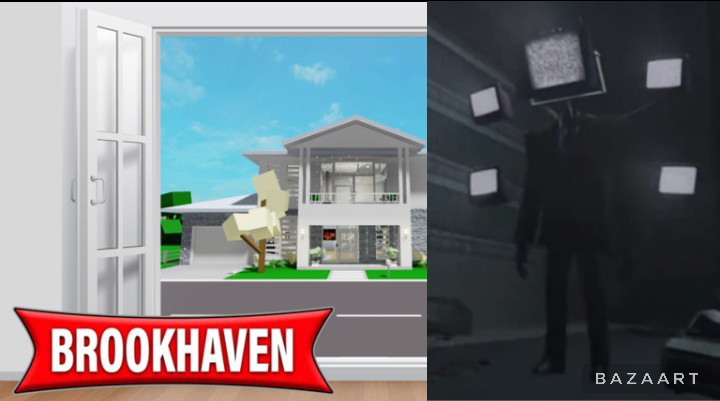 СКИБИДИ Туалет SKIBIDI TOILET ROBLOX  BROOKHAVEN BIG TV MAN