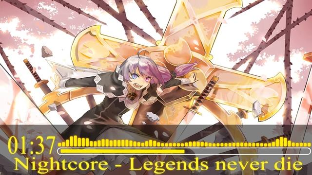 Nightcore - Legends Never Die !!! смотреть онлайн