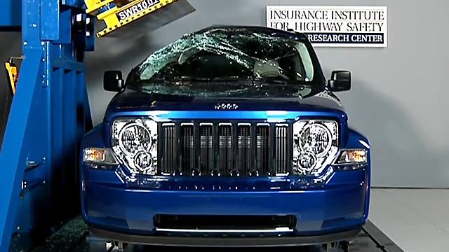 Jeep Liberty roof strength crash test смотреть онлайн
